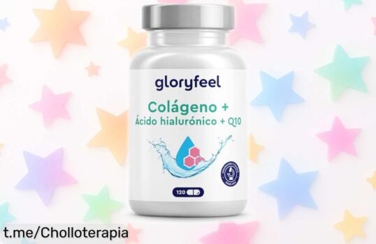 Potente colágeno marino con magnesio y vitaminas para lucir una piel radiante, uñas fuertes ¡y articulaciones en forma! No te lo pierdas, tu salud merece este chollo.