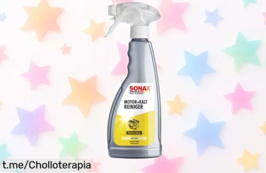 Potente limpiador de motor SONAX a precio ridículo, arrasa con grasa y aceite al instante. ¡Hazte con el tuyo antes que se agote!