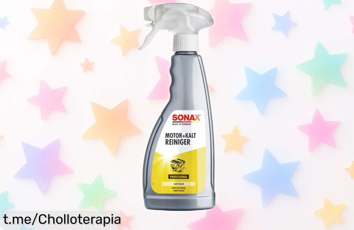 Potente limpiador de motor SONAX a precio ridículo, arrasa con grasa y aceite al instante. ¡Hazte con el tuyo antes que se agote!