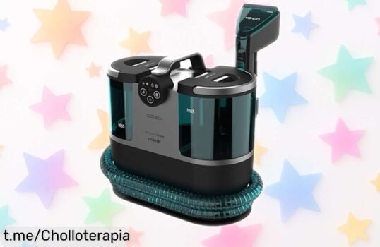 Potente limpiador de tapicerías y alfombras Cecotec Conga 7000 a precio loco, ¡date prisa y sorprende a todos con un hogar impecable antes que se acabe!