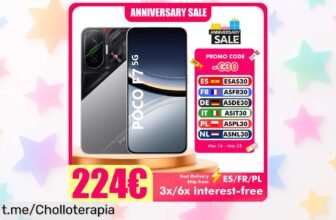 Potente móvil POCO F7 5G con 12GB RAM y batería gigante, un precio de locos que volará ¡No te quedes sin el tuyo y disfruta la experiencia!