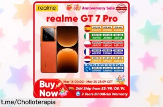 Potente móvil Realme GT 7 Pro con pantalla OLED de 6,78’’ y cámara de 50MP a precio loco: apúntate el cupón antes que se agote y hazlo tuyo ya.