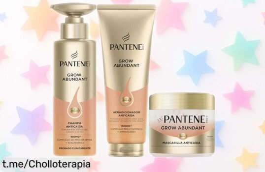 Potente pack anticaída Pantene Grow Abundant para un pelo más grueso y fuerte, ¡oferta increíble que se agota rápido! No dejes pasar esta oportunidad de lucir radiante.