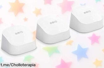 Potente pack de 3 routers wifi Eero 6 con cobertura brutal y velocidad a tope, rebajado una barbaridad para que disfrutes de cada rincón de tu casa sin señal perdida.