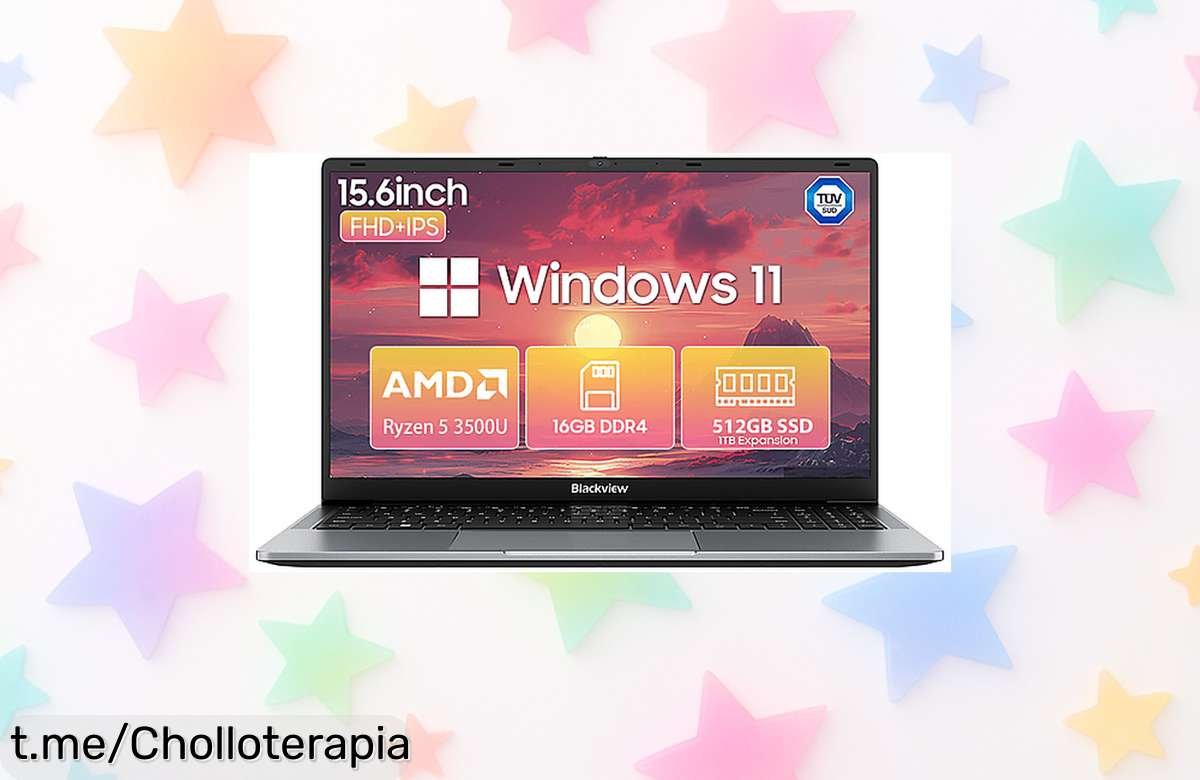 Potente portátil Blackview AceBook 6 con Ryzen 5 y pantalla Full HD a un precio que no cuadra; ¡aprovéchalo antes de que vuele y dale caña a tu día!