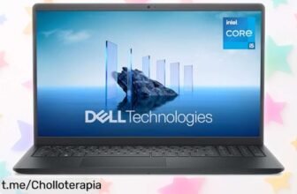 Potente portátil DELL de 15.6” Full HD con Intel i5 y 16GB RAM a un precio de escándalo, las unidades vuelan así que no te quedes sin el tuyo ¡decídete ya!