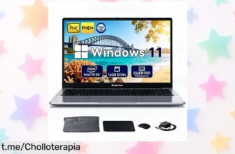 Potente portátil HUIDUN HiBook 6 de 15,6” FullHD con 16 GB de RAM y SSD, ¡un precio de escándalo que no puedes dejar pasar!{ }