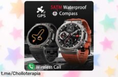 Potente reloj inteligente TRex 3 con GPS y brújula, ahora a precio loco: aprovecha la oferta antes de que vuele y conquista tus aventuras al aire libre.