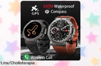 Potente reloj inteligente TRex 3 con GPS y brújula, ahora a precio loco: aprovecha la oferta antes de que vuele y conquista tus aventuras al aire libre.