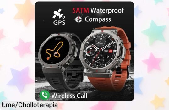Potente reloj inteligente TRex 3 con GPS y brújula, ahora a precio loco: aprovecha la oferta antes de que vuele y conquista tus aventuras al aire libre.
