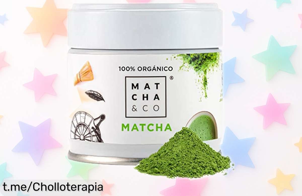 Potente té matcha ceremonial 100% ecológico de Japón para energía y concentración; precio tirado hoy, ¡no dejes pasar esta oportunidad única!