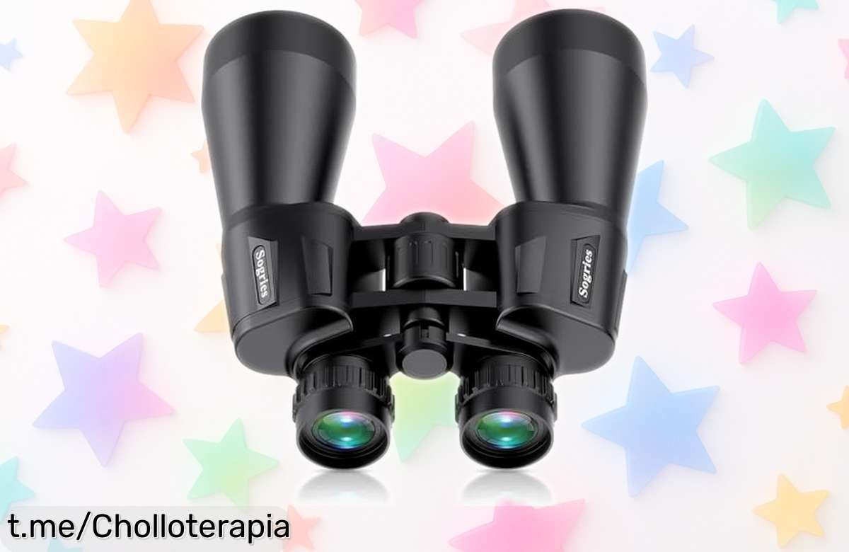 Prismáticos 20×60 impermeables y súper potentes, ¡rebajados a un precio loco! No dejes pasar la oportunidad de ver el mundo como nunca antes, corre que vuelan.