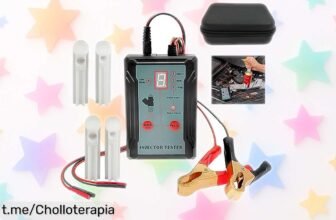 Probador de inyectores 12V con kit completo para limpiar y chequear dos a la vez, chollazo en precio que no podrás dejar pasar ¡tu moto o coche lo agradecerán!