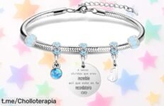 Pulsera colgante con inicial AZ que te da fuerza cada día, ahora a precio de risa: regalo especial que vuela rápido, no dejes escapar esta oportunidad única para brillar.