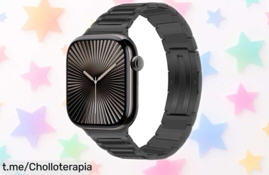 Pulsera de titanio para Apple Watch Series 10 y Ultra 2: un ofertón ligero y duradero que no puedes dejar escapar, ¡las unidades vuelan rápido!