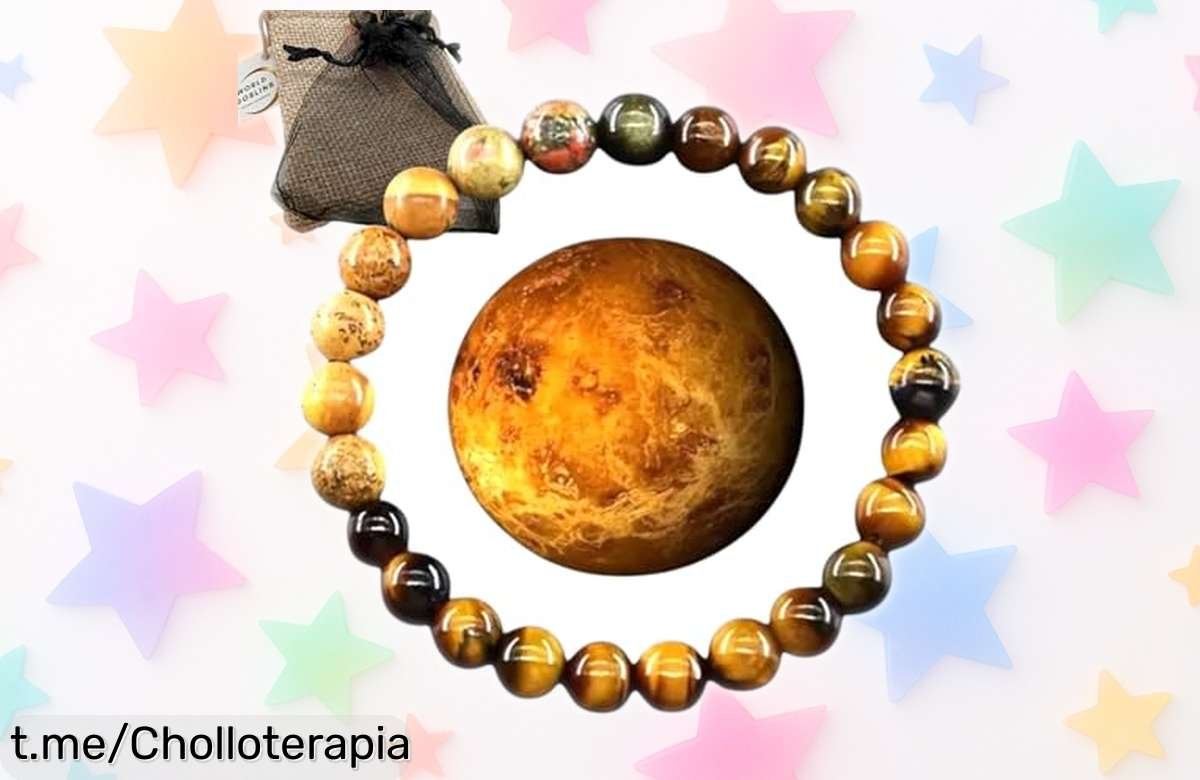 Pulsera elástica World Goblins con piedras naturales a precio locazo: conecta tus chakras y sorprende con un detalle espiritual único, ¡no dejes pasar esta oportunidad!