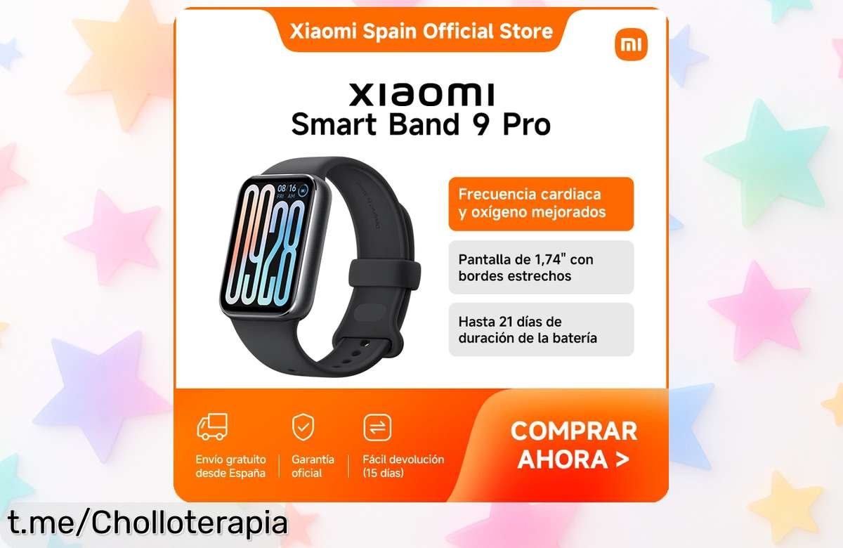 Pulsera inteligente Xiaomi Smart Band 9 Pro, la mejor herramienta para cuidar tu salud y vivir con energía; ¡aprovéchate de este chollo antes que se acabe!