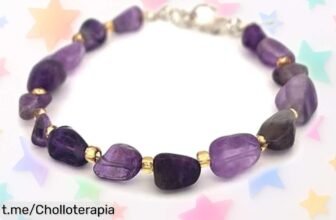 Pulseras de piedras naturales con cierre ajustable, diseño elegante que te hará brillar: ¡ofertón impresionante en amatista, irresistibles y listas para regalar!