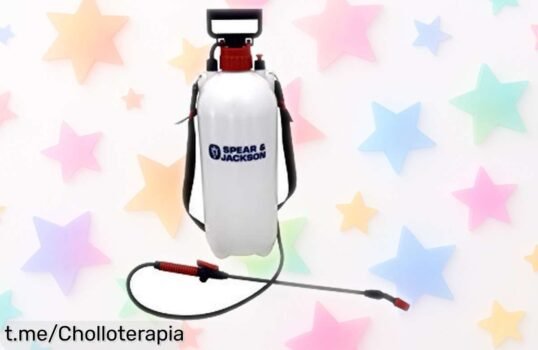 Pulverizador a presión de 8 litros Spear & Jackson, ¡ofertón irresistible que vuela rápido! Trabaja sin parar con seguridad y llévate esta maravilla antes de que se agote.