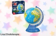 Puzzle 3D Globo Terráqueo Ravensburger: ¡Montalo fácil y decora tu cuarto con este ofertón que se va volando! No dejes pasar esta oportunidad única.