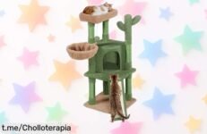 Rascador para gatos Yaheetech con varios niveles que hará feliz a tu minino y volará de nuestras manos a un precio de locura, ¡aprovecha antes que se escapen!