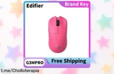 Ratón inalámbrico para gaming Edifier G3M Pro, ¡disfruta de su precisión y llévatelo a precio de risa! No te pierdas esta oferta limitada que hará vibrar tus partidas.