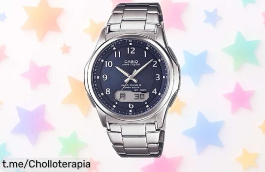 Reloj analógico-digital para hombre con correa de acero a precio loco, ajustable a 6 zonas y resistencia al agua; ¡no te quedes sin el tuyo antes de que se agote!