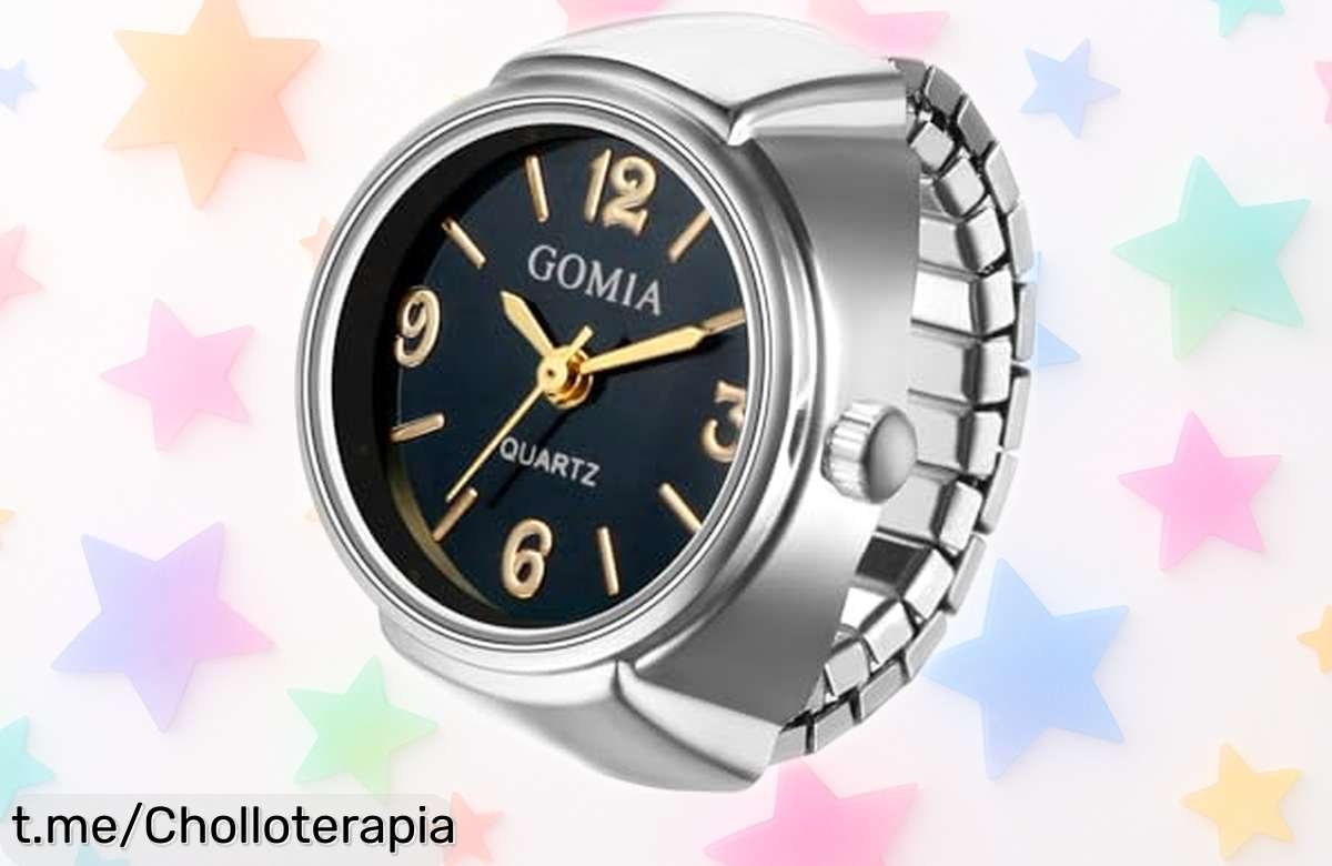 Reloj anillo joyería JewelryWe que cambia de color con la temperatura, ¡ofertón! Un detalle único a precio loco, no te quedes sin el tuyo antes de que desaparezca.