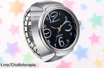 Reloj de dedo elástico JewelryWe con diseño único a precio loco, ¡no te lo puedes perder! Un detallazo que hará brillar tus momentos.