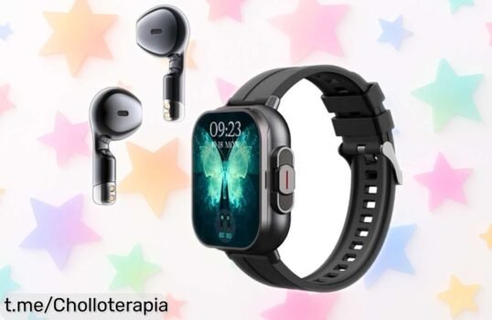Reloj inteligente 2 en 1 Yanmis con auriculares integrados: ¡un ofertón que vuela a precio de chollo! No te pierdas la oportunidad de hacerte con él ya mismo.