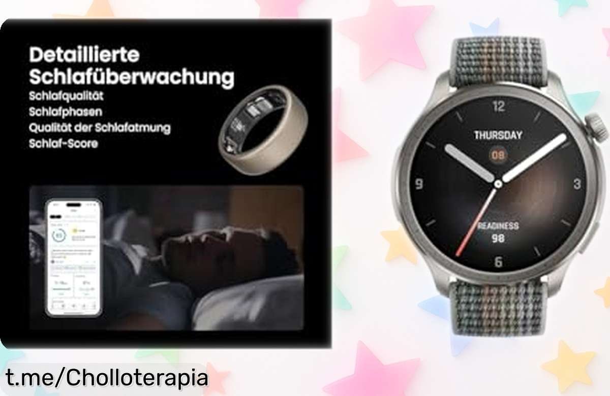 Reloj inteligente Amazfit Helio Ring + Balance con medidor de grasa corporal a precio locura; controla tu salud y aprovecha esta oferta antes de que se esfume.