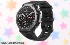 Reloj inteligente Amazfit T Rex 3 con GPS ultra preciso y batería de 27 días a precio de escándalo, ¡aprovéchate ya antes que se agoten!