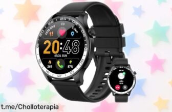 Reloj inteligente Fempoin con pantalla AMOLED, llamadas y 100+ modos deportivos a un precio que no cuadra ¡no dejes escapar esta joya!