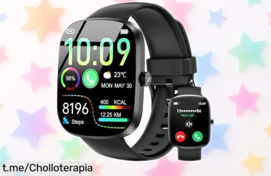 Reloj inteligente OUKITEL con pantalla táctil y 140 modos deportivos, ahora a un precio que no parece real; ¡atrapa esta oportunidad antes de que se esfume!