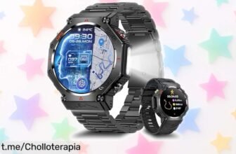 Reloj inteligente Rmana para hombre con GPS y más de 100 modos deportivos, ¡oferta brutal a precio tirado que no se repetirá! Hazlo tuyo antes de que desaparezca.