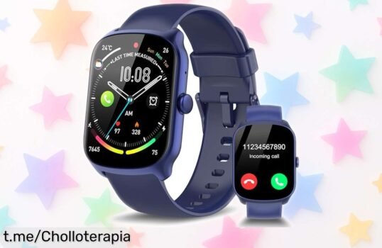 Reloj inteligente STECEi con pantalla curva y llamadas Bluetooth a un precio loco, controla tu salud mientras haces deporte: ¡no dejes pasar esta oportunidad, vuela!