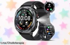 Reloj inteligente militar para hombre con pantalla HD, ahora a precio ridículo: ¡más de 114 modos deportivos y duración batería increíble! Solo quedan pocas unidades, no te quedes sin él.