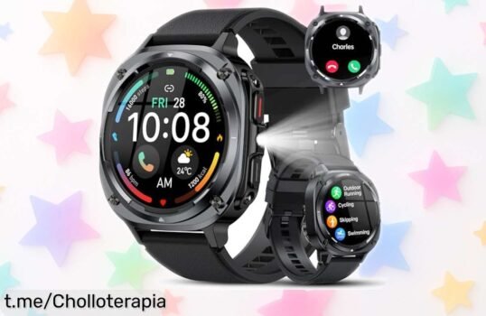 Reloj inteligente militar para hombre con pantalla HD, ahora a precio ridículo: ¡más de 114 modos deportivos y duración batería increíble! Solo quedan pocas unidades, no te quedes sin él.