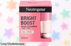 Renueva tu piel con la crema facial antiedad Neutrogena Bright Boost, una oferta que se va volando y deja tu rostro radiante e hidratado. ¡No dejes pasar esta oportunidad!