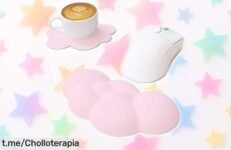 Reposamuñecas en forma de nube ZIYOU LANG, el apoyo que necesitas para trabajar felizmente y sin dolor a un precio loco que no querrás dejar escapar.