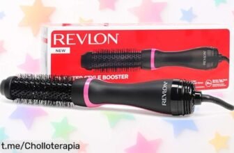 Revitaliza tu cabello con el cepillo secador redondo Revlon OneStep Style Booster, ¡ahora a precio de ganga que no querrás dejar pasar!