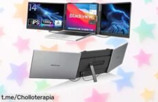 Revoluciona tu espacio con la pantalla portátil Blackview DCM6 de 14” FHD ultrafina, ¡ofertón increíble que necesitas antes de que desaparezca!