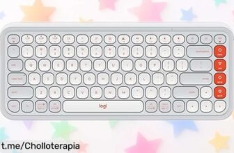 Revolucionario teclado inalámbrico Bluetooth Logitech Pop Icon Keys, cambio rápido entre 3 dispositivos y a un precio tan bajo que volará en minutos, ¡no te quedes sin el tuyo!