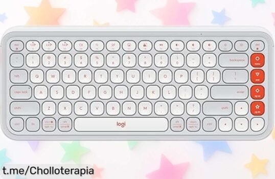 Revolucionario teclado inalámbrico Bluetooth Logitech Pop Icon Keys, cambio rápido entre 3 dispositivos y a un precio tan bajo que volará en minutos, ¡no te quedes sin el tuyo!