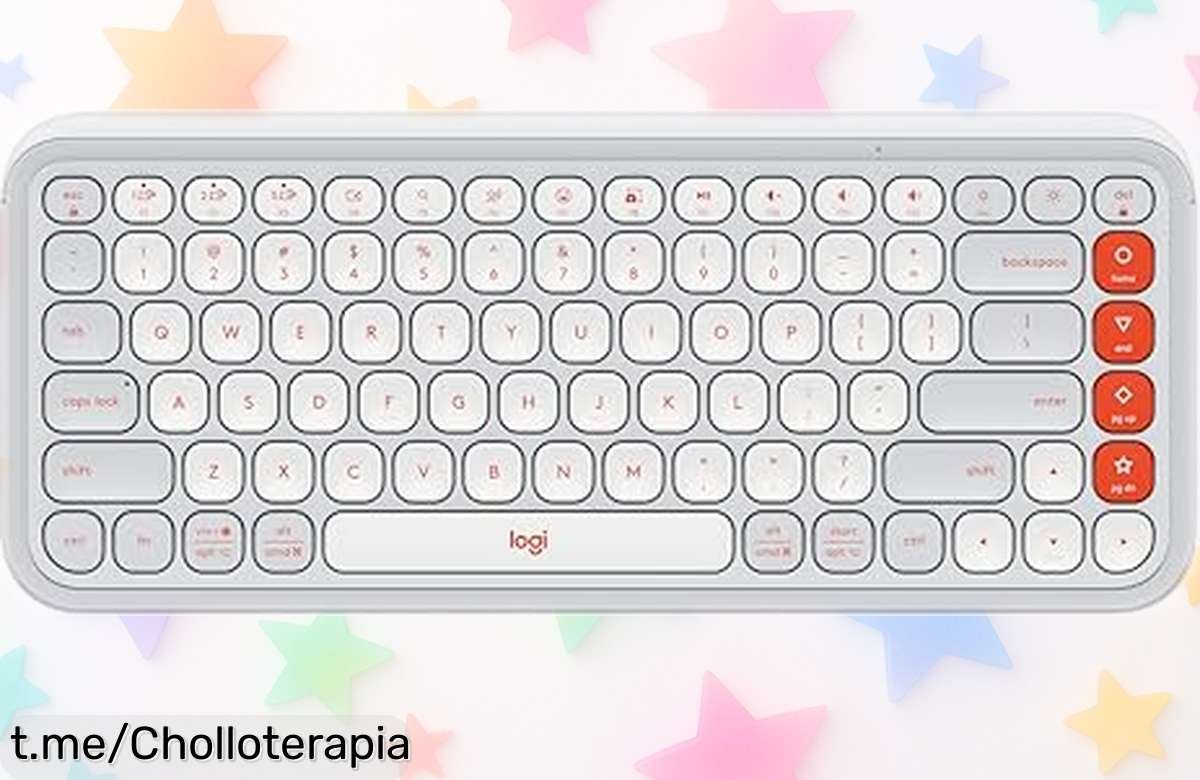 Revolucionario teclado inalámbrico Bluetooth Logitech Pop Icon Keys, cambio rápido entre 3 dispositivos y a un precio tan bajo que volará en minutos, ¡no te quedes sin el tuyo!