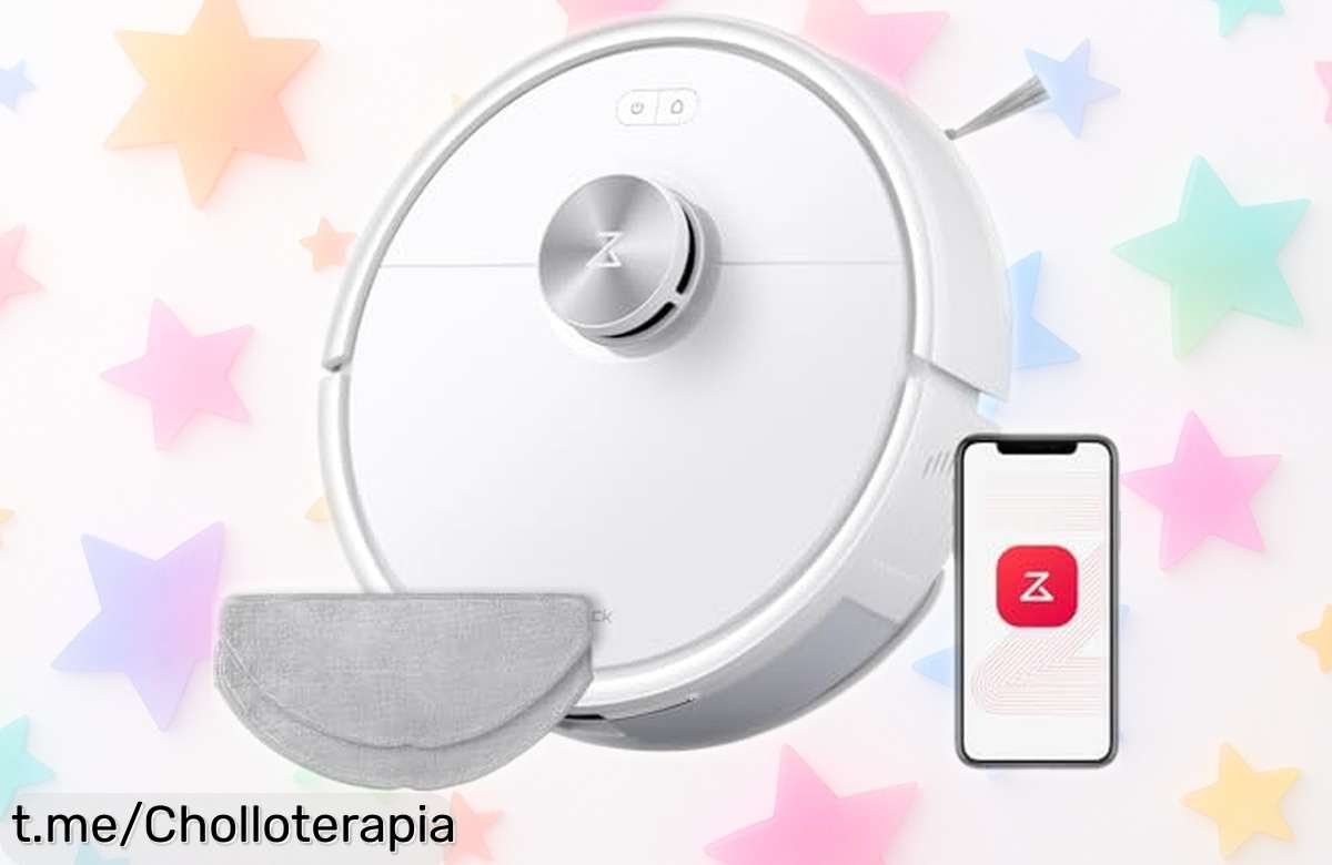 Robot aspirador y fregasuelos 2 en 1 con succión potente: Precio regalado para que tu hogar brille, ¡no dejes pasar este super chollo y hazlo tu cómplice en la limpieza!