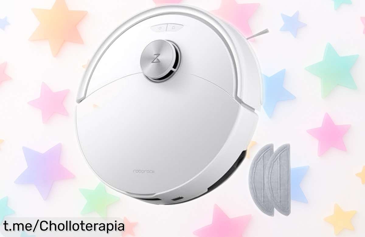 Robot aspirador y fregasuelos con succión bestia de 10.000 Pa, ¡un ofertón que no puedes dejar escapar! Aprovecha esta rebaja antes de que desaparezca y disfruta un hogar limpio sin esfuerzo.