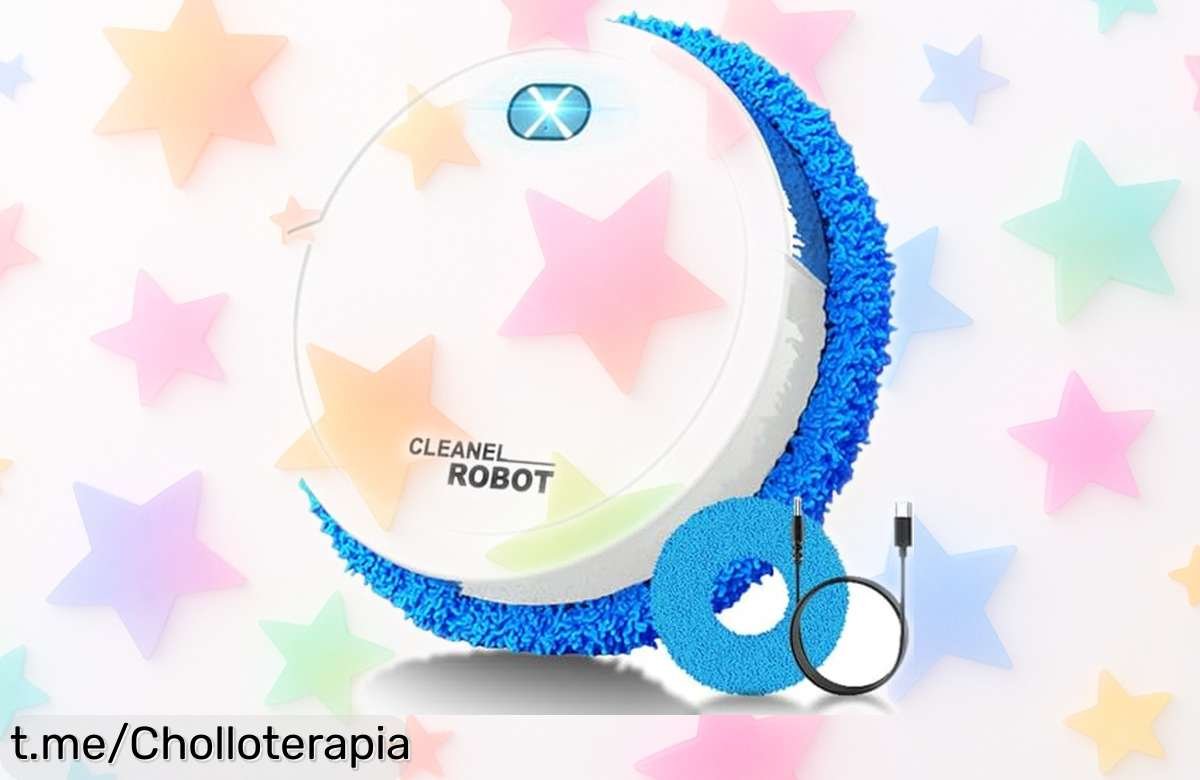 Robot fregador automático Genérico, el más delgado y silencioso que deja tus suelos brillando; a este precio de regalo, no dejes escapar la oportunidad de limpiar sin esfuerzo.