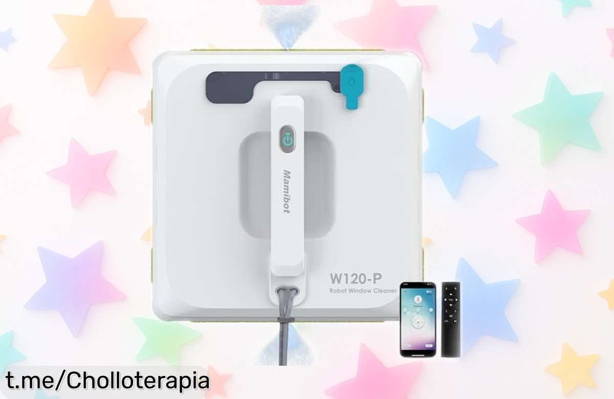 Robot limpiacristales Mamibot W120P, ¡con doble pulverización y 3 modos! Super chollo que vuela a este precio increíble. No te quedes sin el tuyo, corre antes de que se acaben.