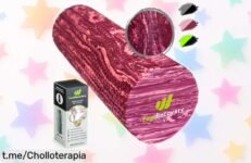 Rodillo de espuma EVA para masajes, perfecto para yoga y pilates. ¡Consigue alivio ya a un precio increíble! No te quedes sin el tuyo y siente la diferencia.